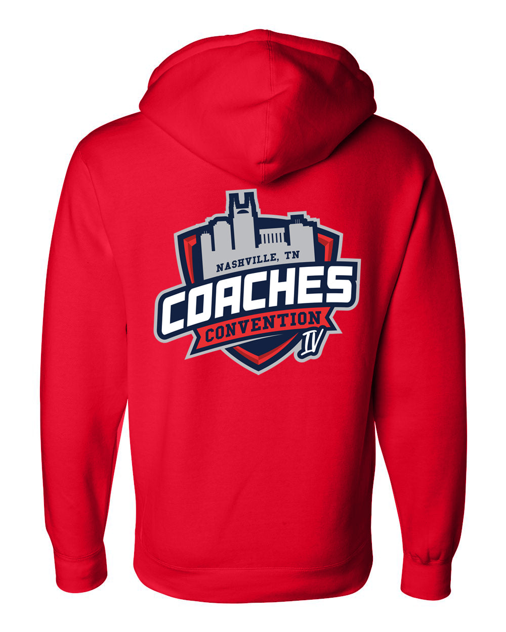 CC4 Heavyweight Hooded Sweatshirt (Red)