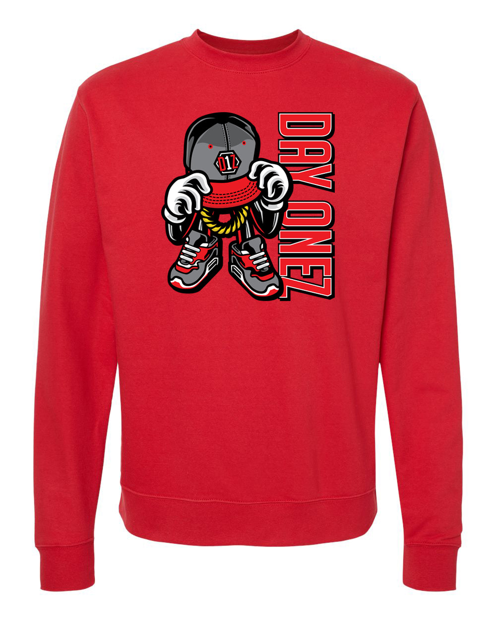 D1Z Drip Middleweight Crewneck Sweatshirt (Red)