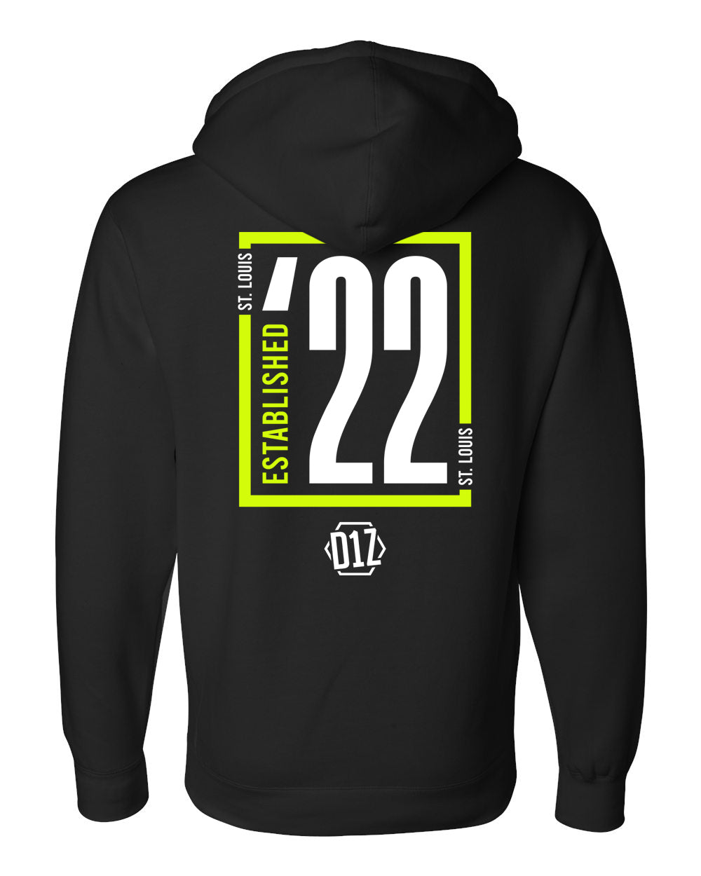 D1Z Est22 Heavyweight Hooded Sweatshirt (Black)