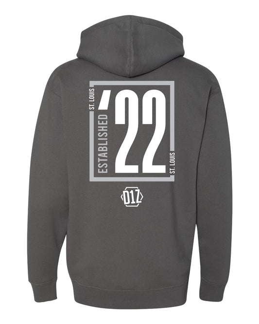 D1Z Est22 Heavyweight Hooded Sweatshirt (Charcoal)