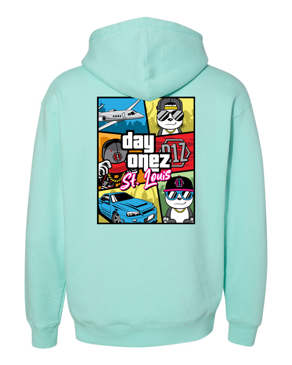 D1Z GTA Heavyweight Hooded Sweatshirt (Mint)