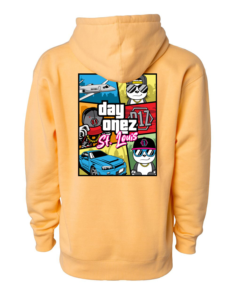 D1Z GTA Heavyweight Hooded Sweatshirt (Peach)