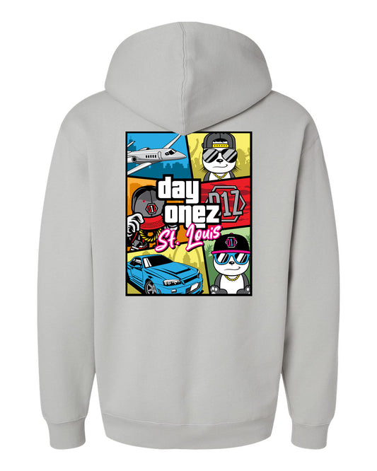 D1Z GTA Heavyweight Hooded Sweatshirt (Smoke)