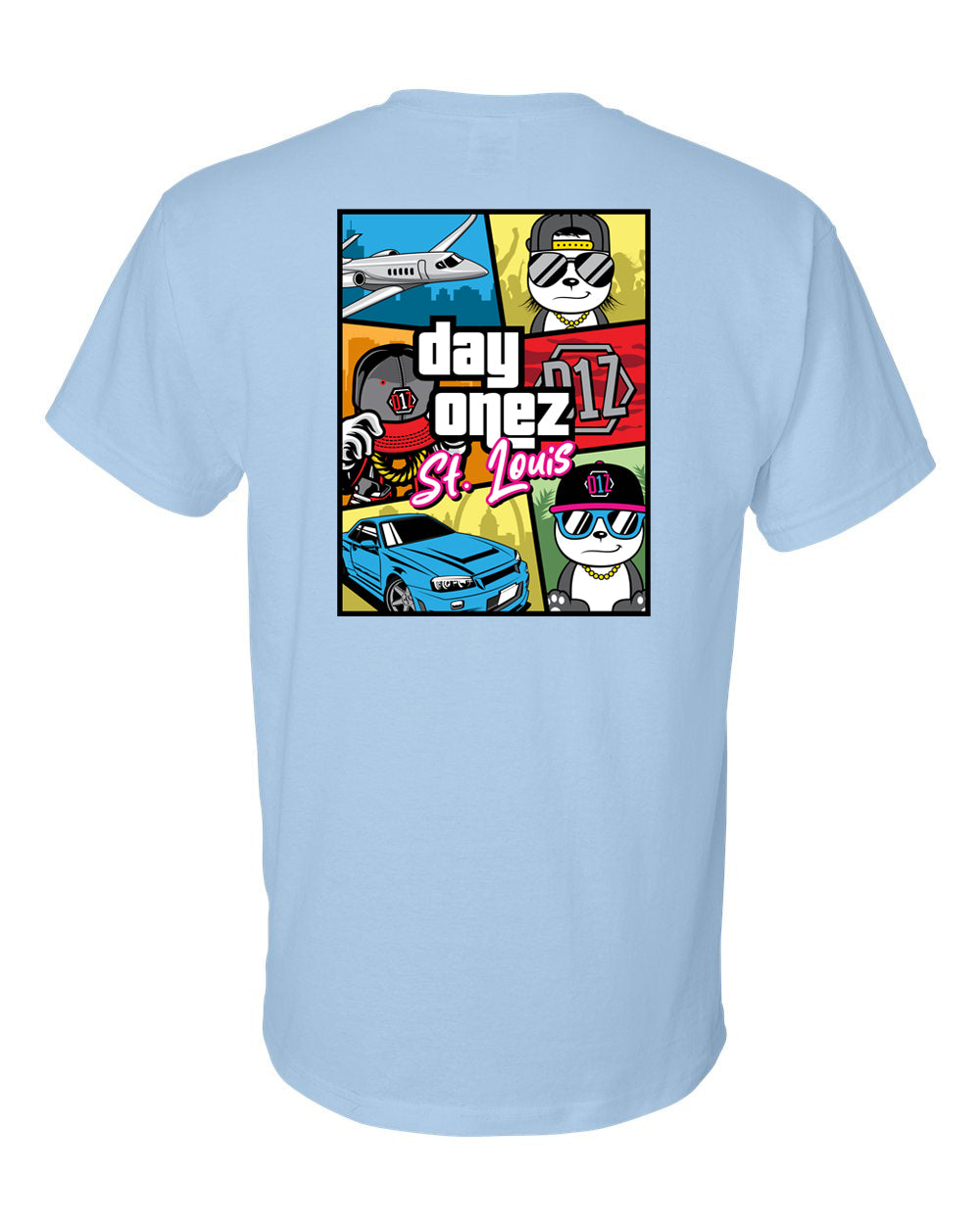 D1Z GTA T-Shirt (Light Blue)