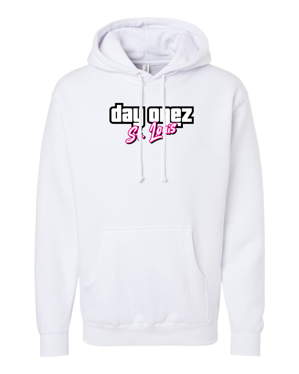 D1Z GTA Heavyweight Hooded Sweatshirt (White)