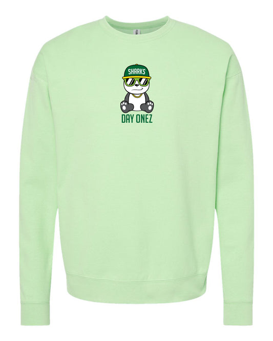 D1Z Green Sharks Middleweight Crewneck Sweatshirt (Green)