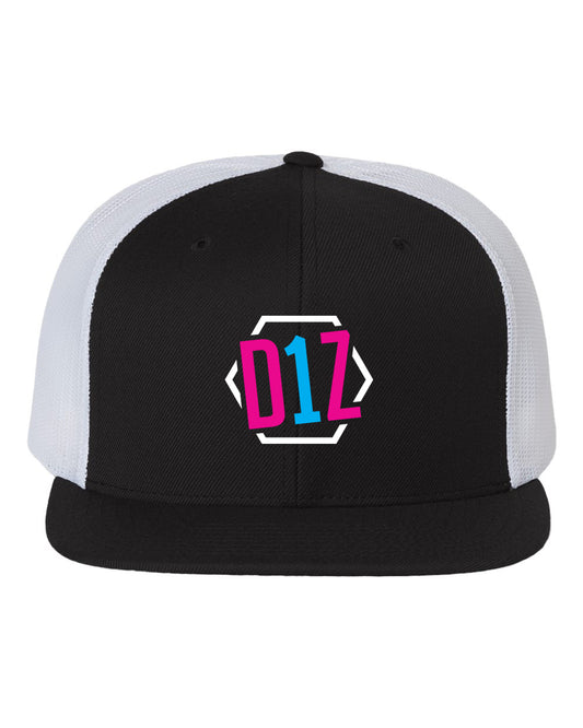 D1Z OG Flat Bill Snapback (Black/White)