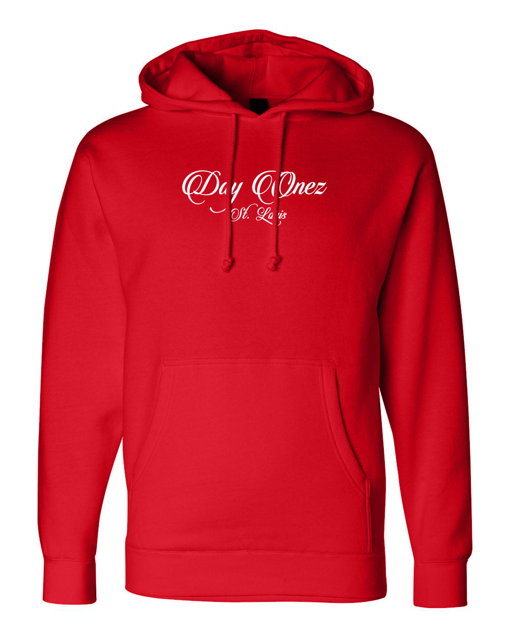 D1Z Rose Heavyweight Hooded Sweatshirt (Red)