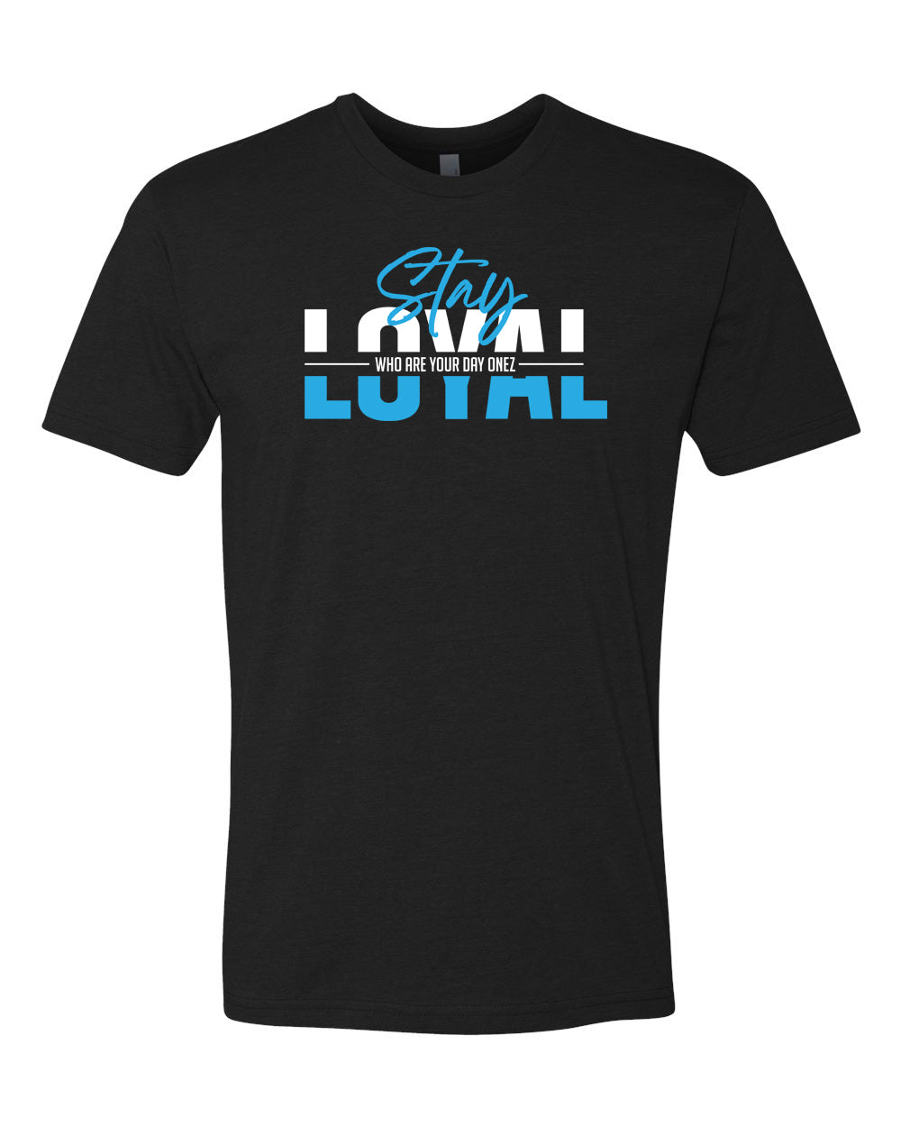 D1Z Stay Loyal Premium T-Shirt (Black/Blue)