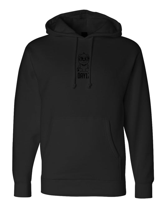 D1Z Blackout Heavyweight Hooded Sweatshirt (Black)