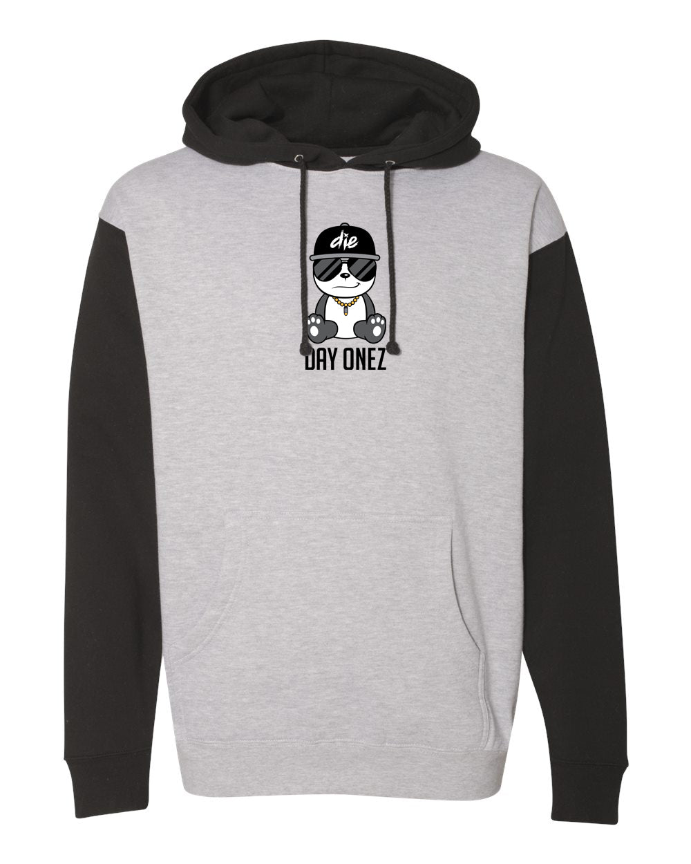 Die Hoodie (Grey/Black - Day Ones)