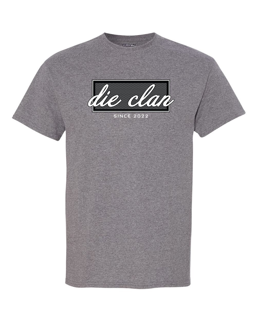 Die T-Shirt (Grey - Cursive)